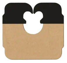 KLR cardboard bread clip