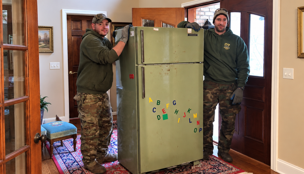 Appliance and furniture removal
