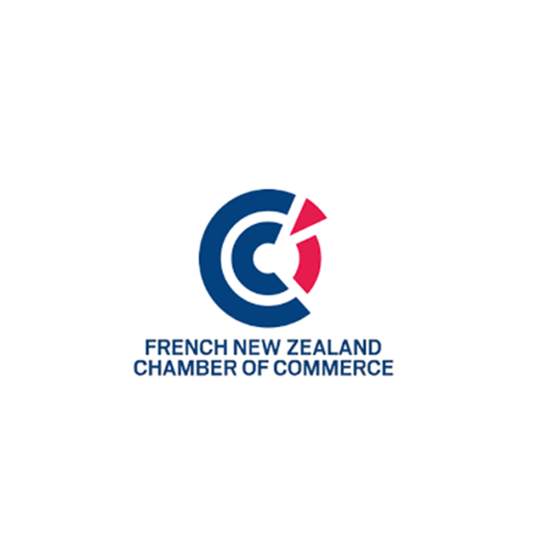 Logo: Blue and red 