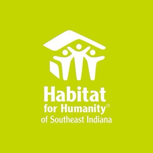 Habitat for Humanity of Southeast Indiana logo on lime green background