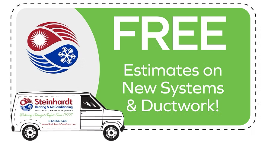 free estimate on new systems and ductwork