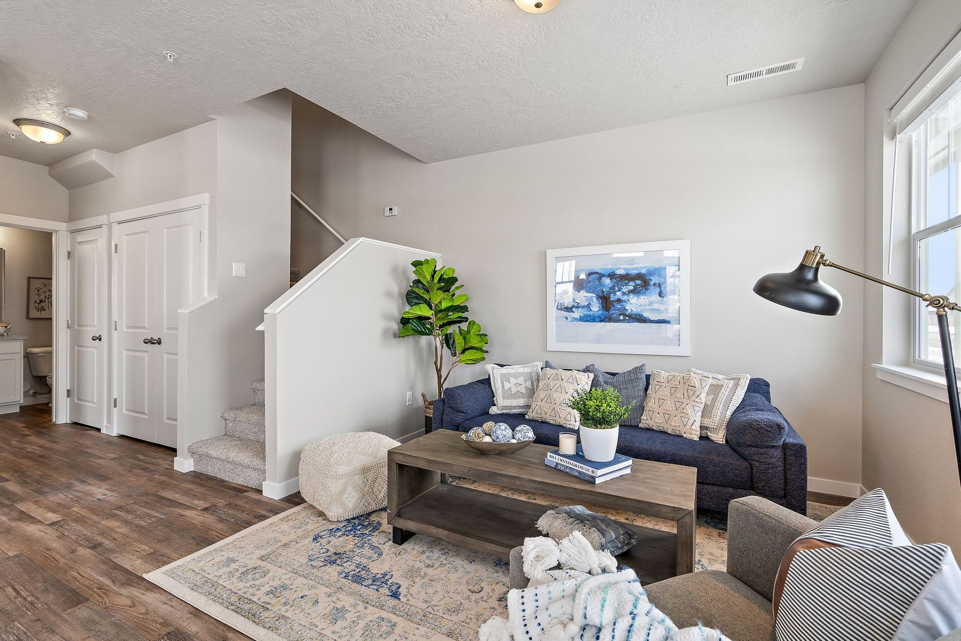 Interior photo of a living room