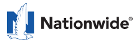 Nationwide logo with blue eagle and black text