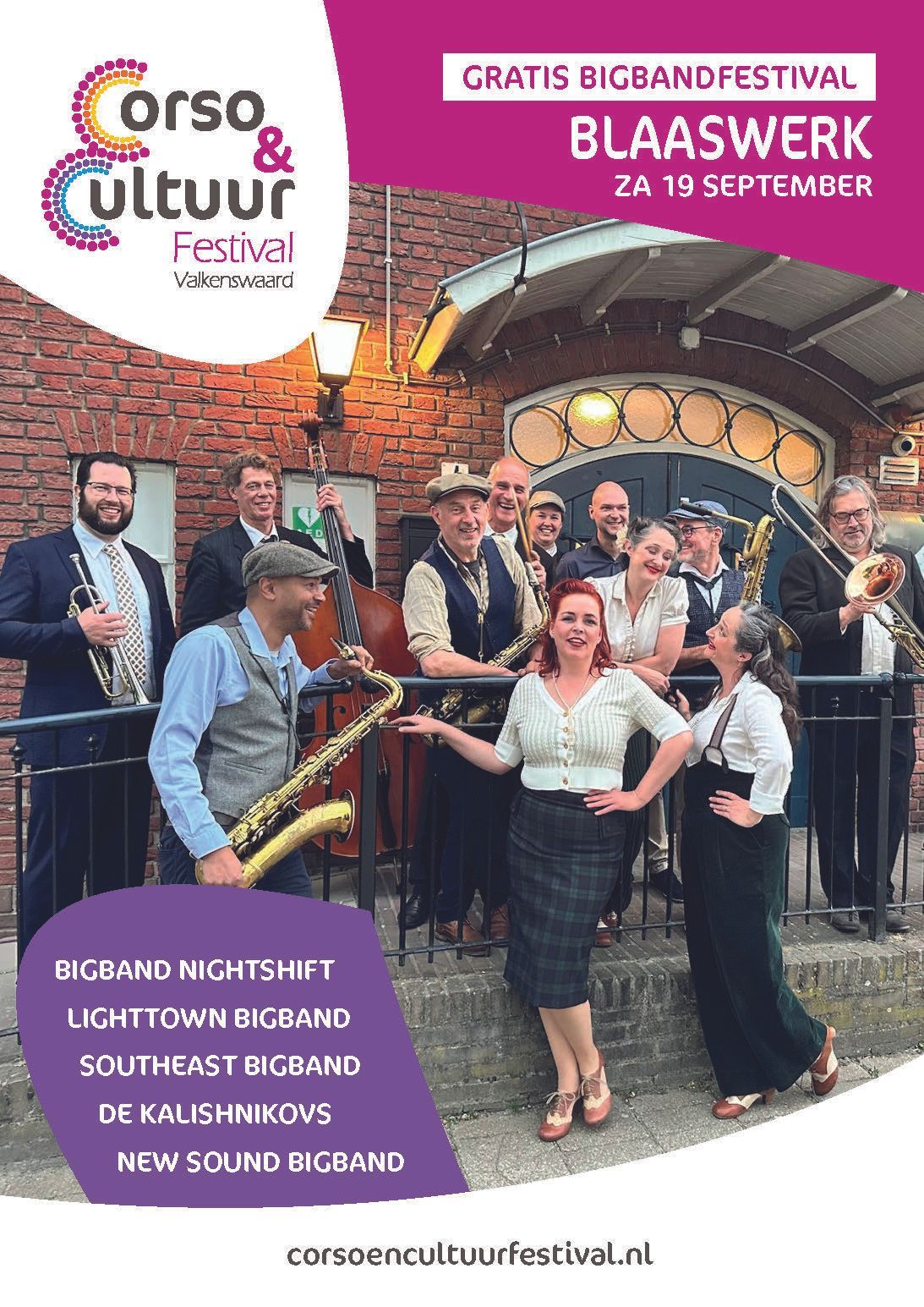 Corso & Cultuur Festival: kunst-, muziek- en blaaswerk