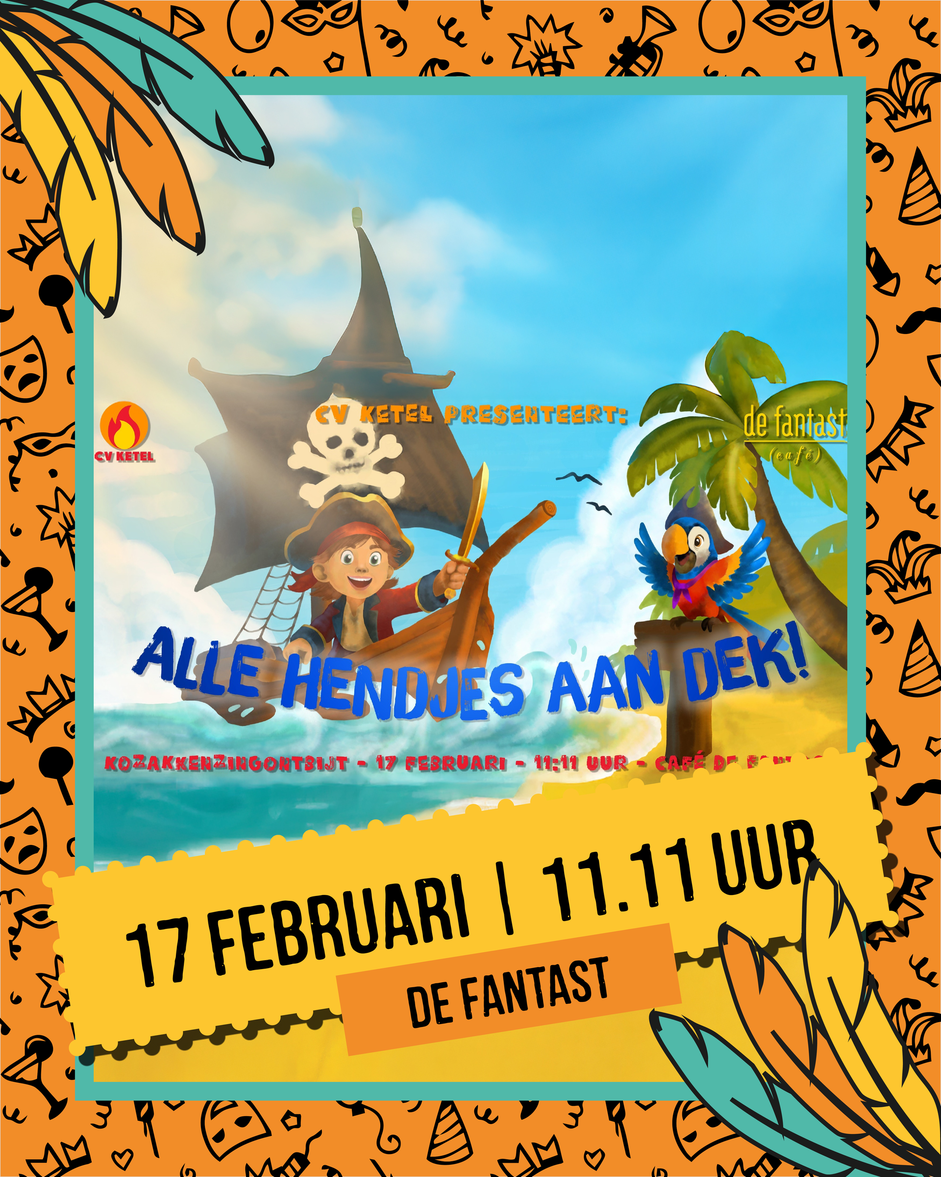 Kozakkenzingontbijt: alle hendjes an dek!