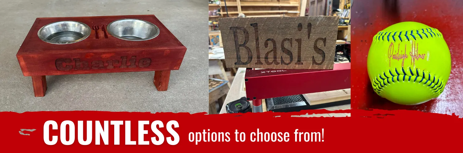 A sign that says ' blast 's ' on it next to a bowl and a baseball