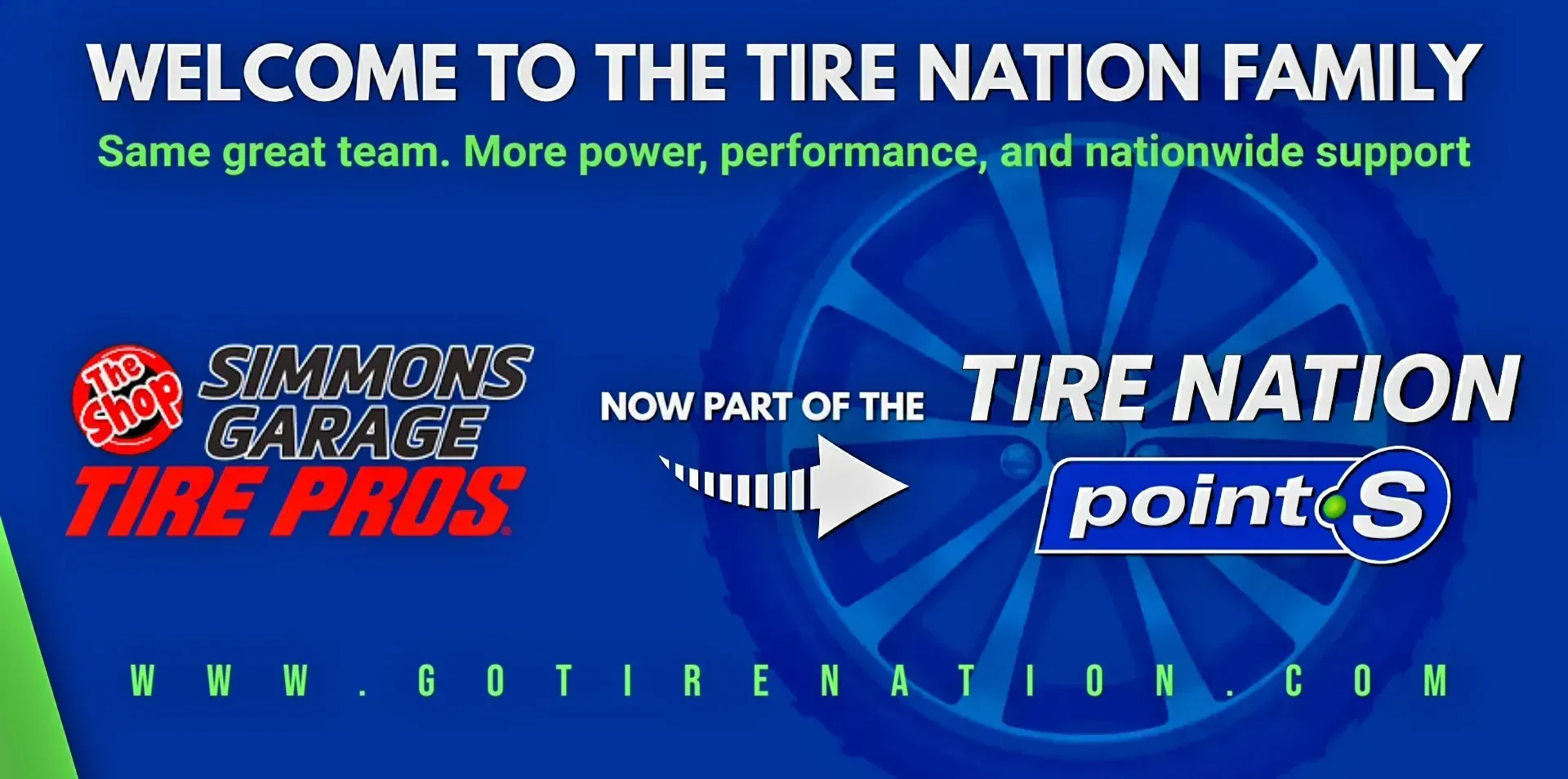 Simmons Garage Tire Pros and points