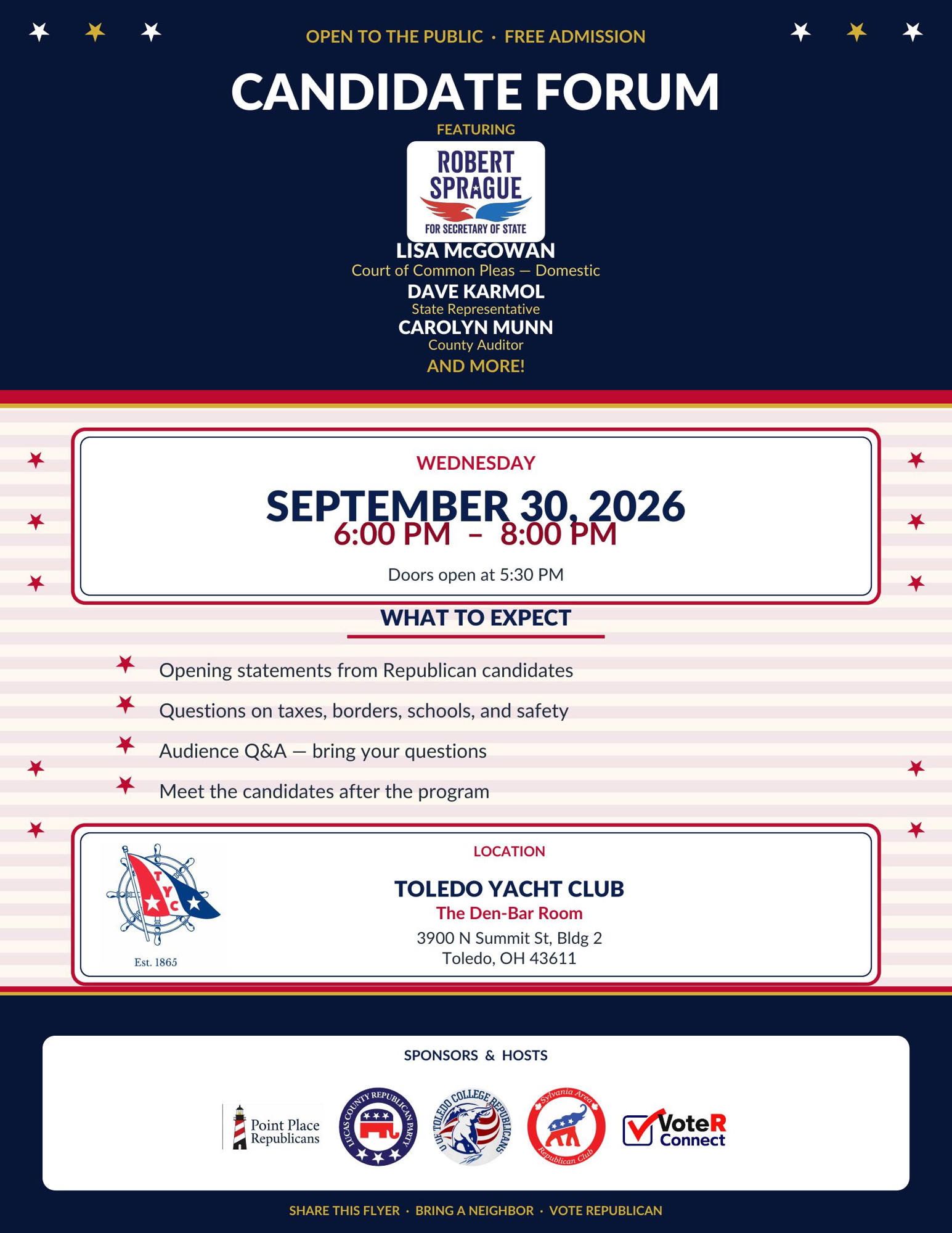 Lucas County Republican Party Candidate Forum