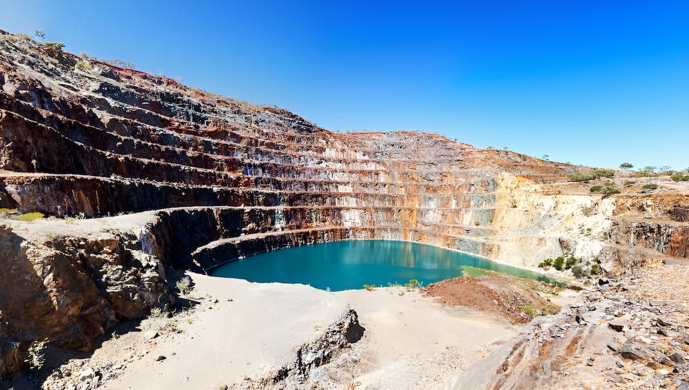 There Is A Large Lake In The Middle Of The Quarry — Lohman Contracting in Mount Isa, QLD