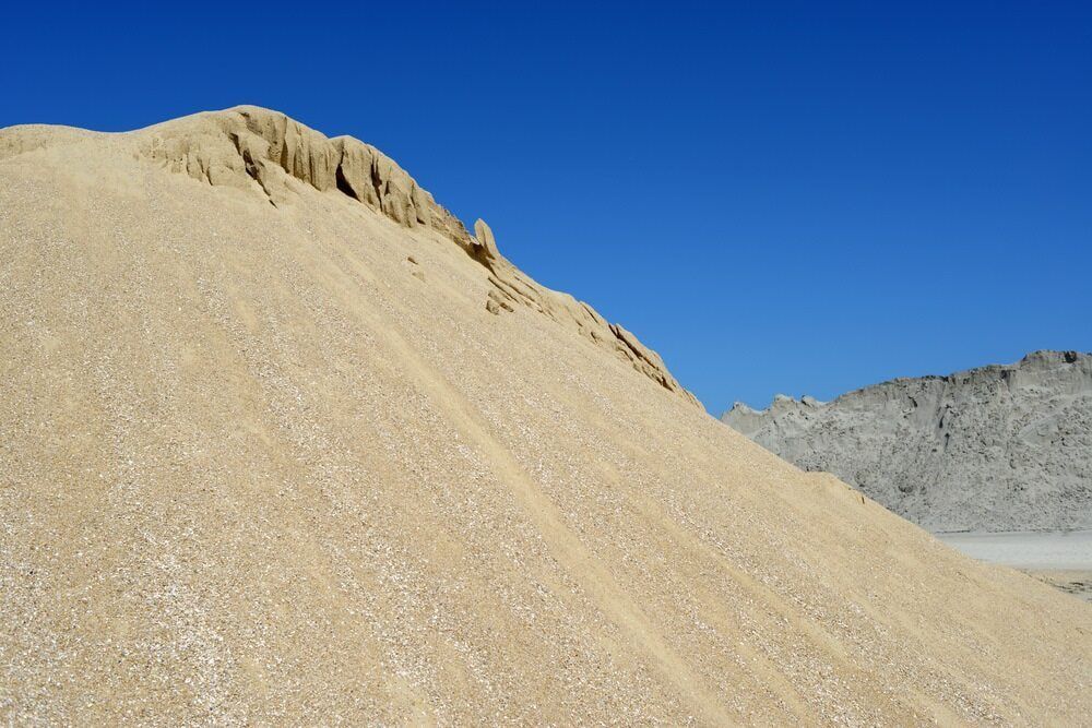 A Large Pile Of Sand Against A Blue Sky — Cooroy Produce In Cooroy, QLD