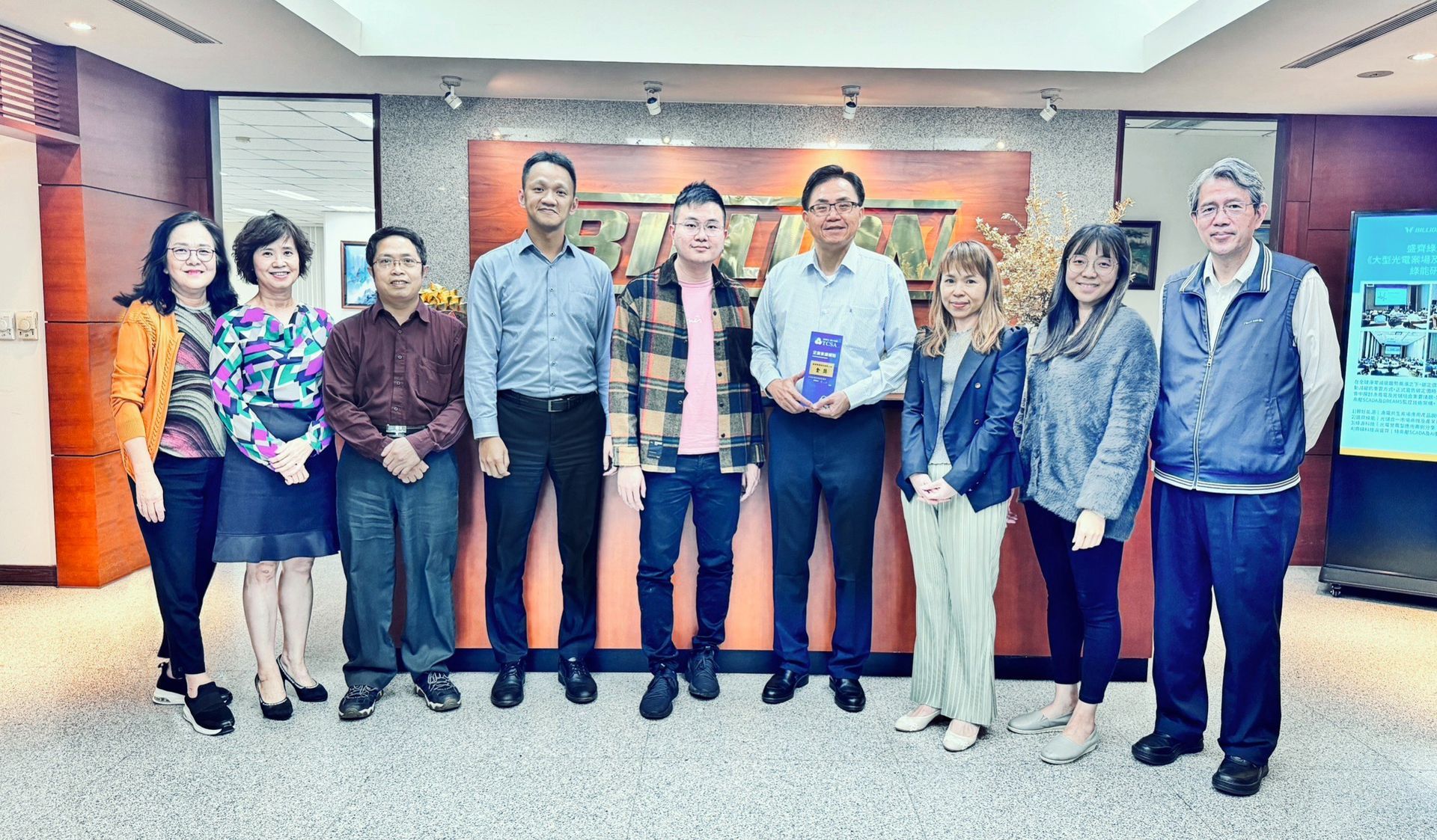 ▲ Billion Group and BillionWatts management team. Billion Group/provided