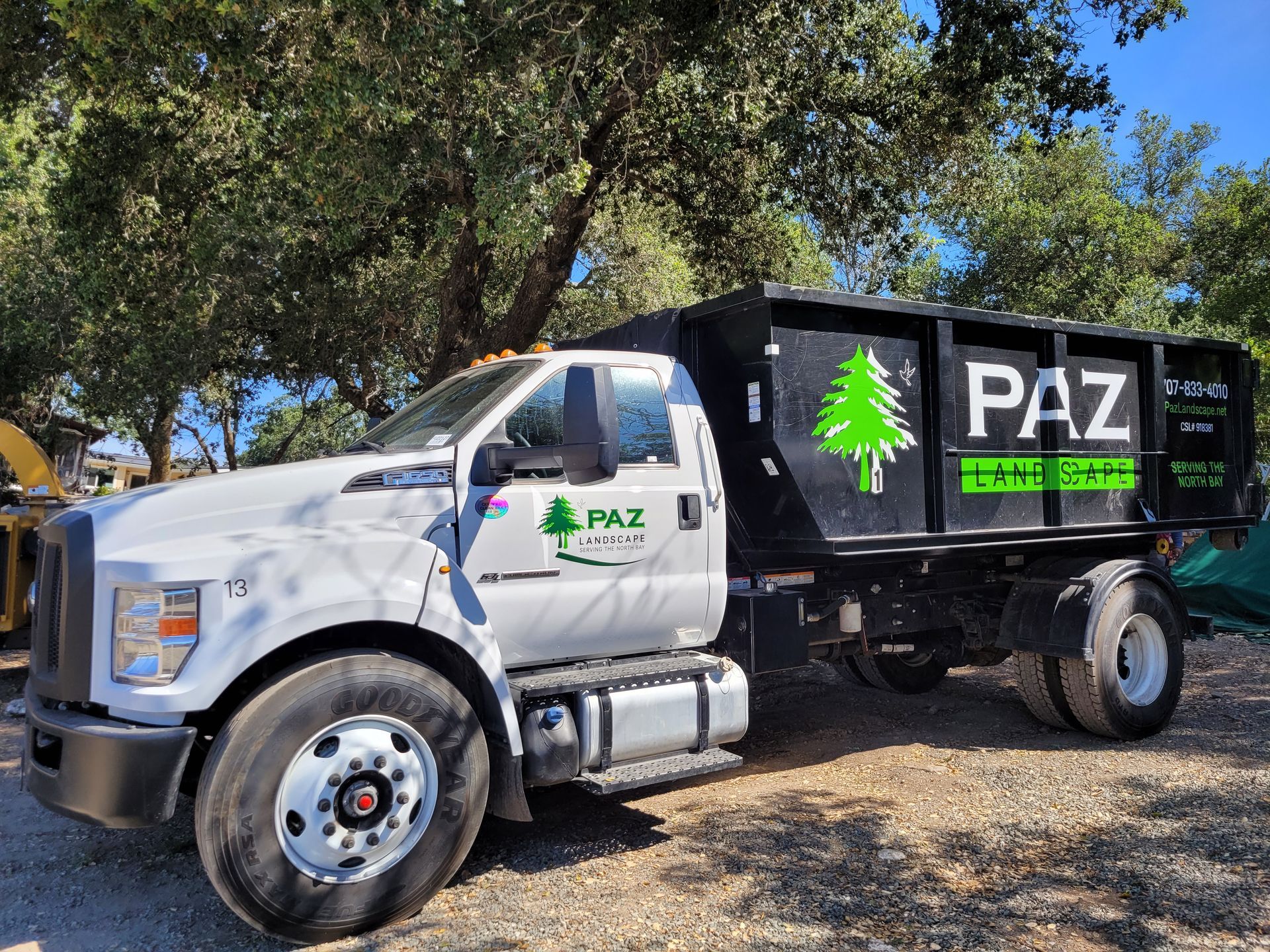 Paz Landscape Truck - Sonomoa County, CA - Paz Landscape