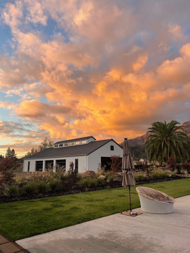 Man Using Lawn Mower — Boyes Hot Springs, CA — Paz Landscape