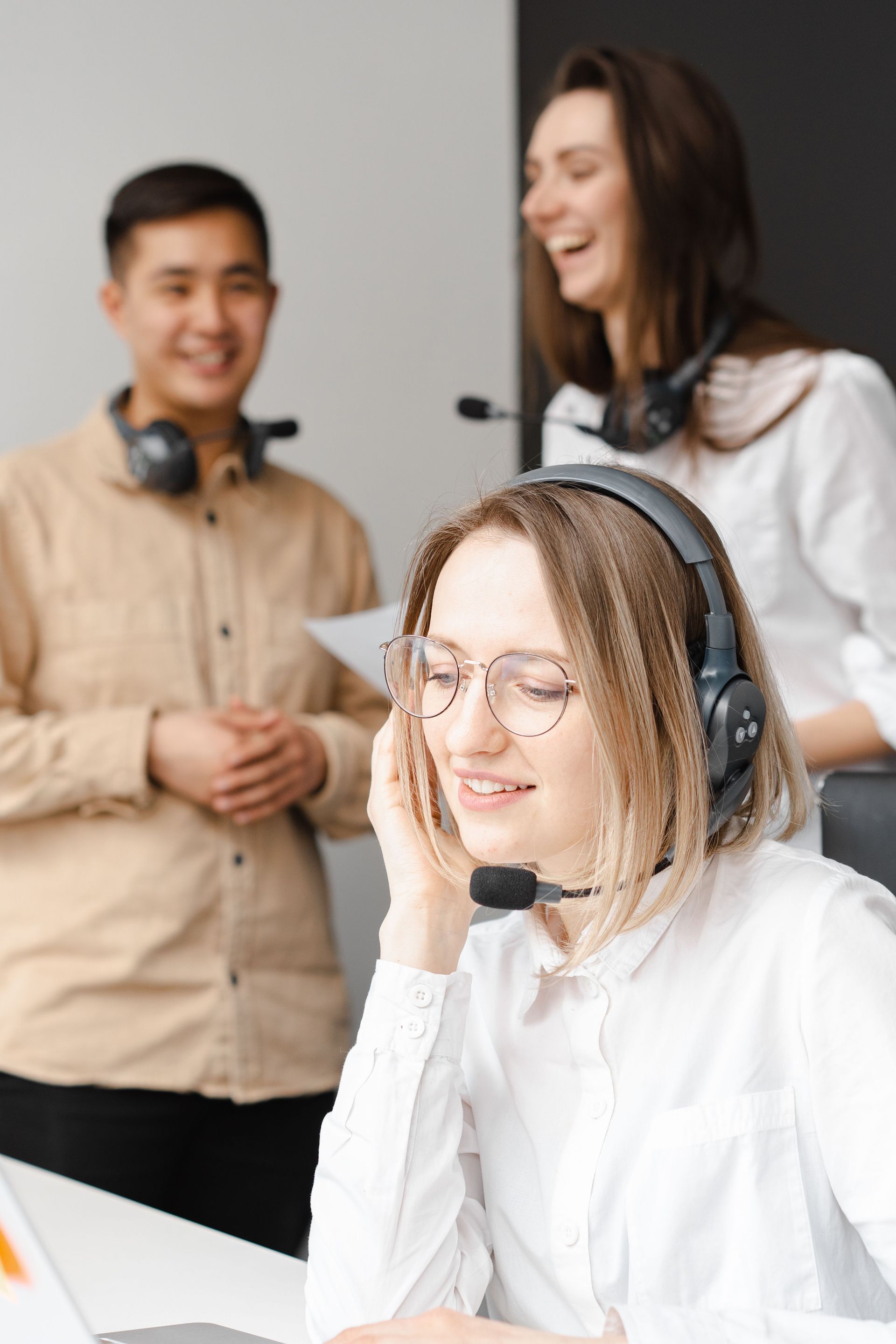 Callcenter of telefoonservice