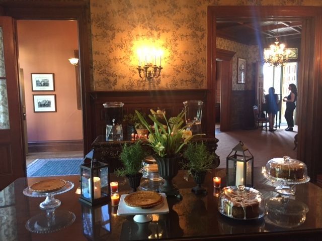 Table Set With Vase of Flowers and Candles