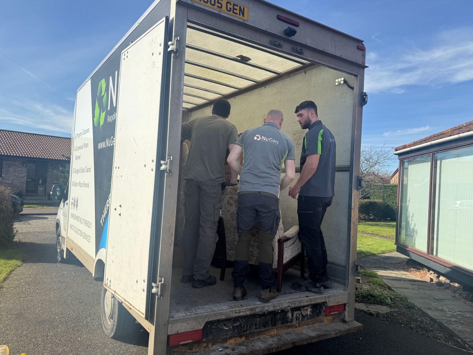 NuGen house clearance – committed to zero waste, recycling, and community donations