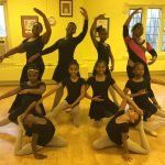 girls in dance uniforms