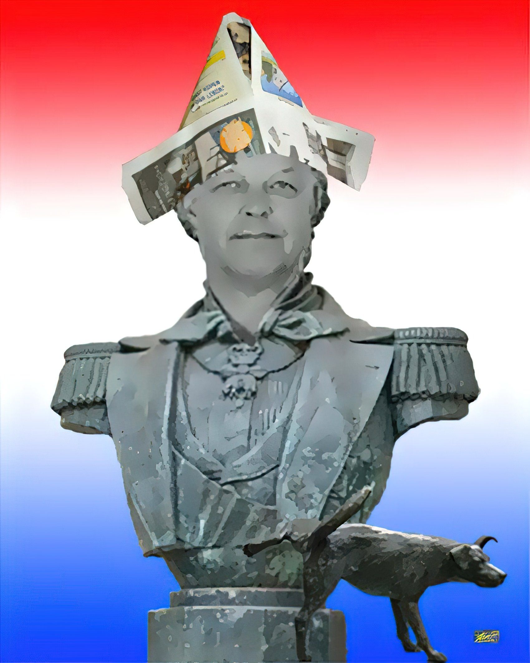 Uitzicht kleurrijk kunst
