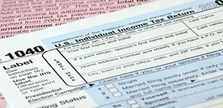 1040 tax document