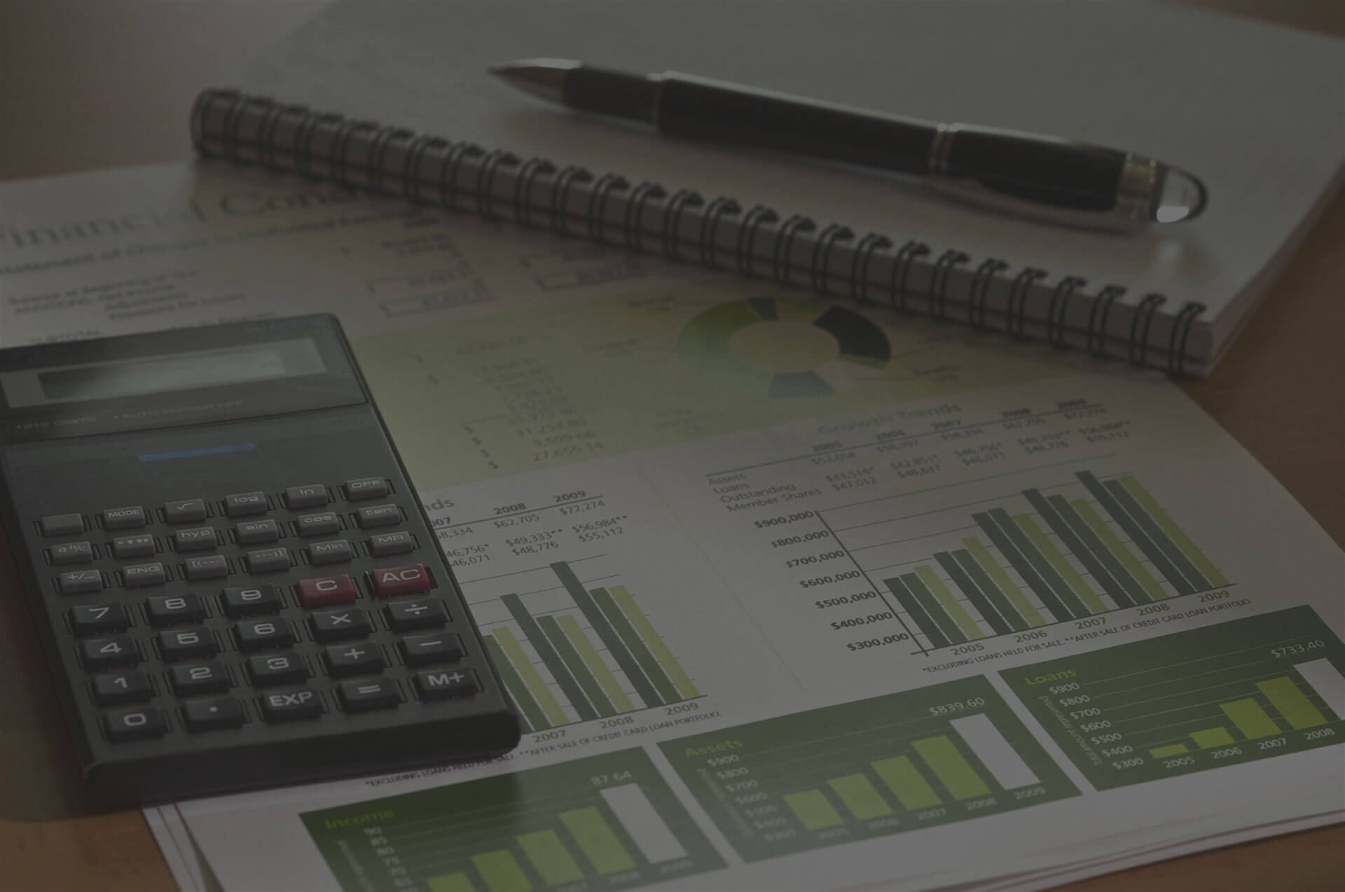 Calculator and graphs