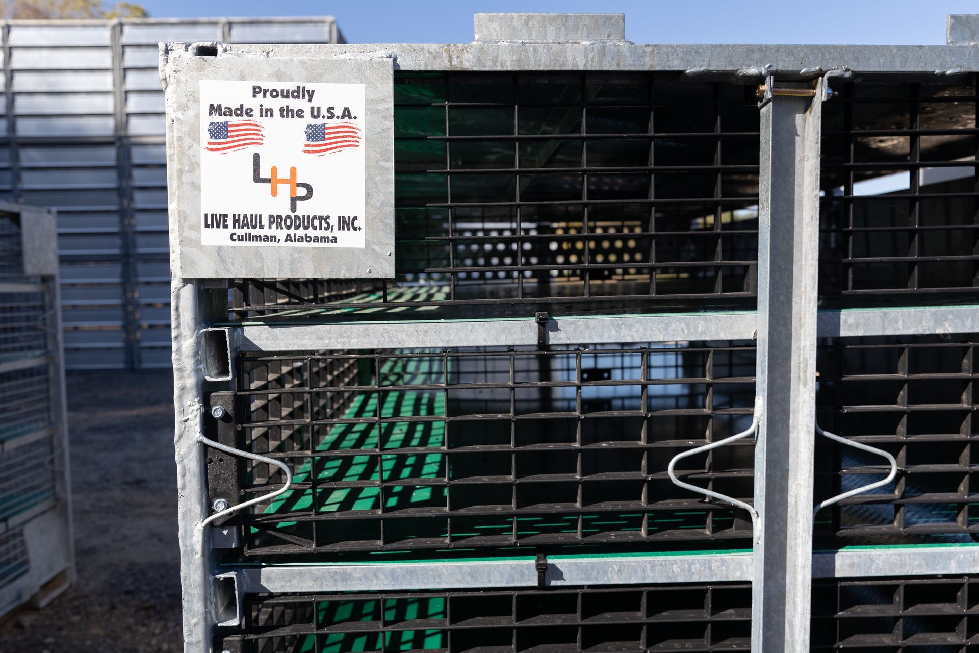 Metal storage containers with a 