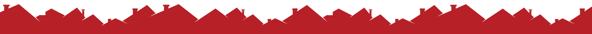 Red Roof Silhouette Divider 
