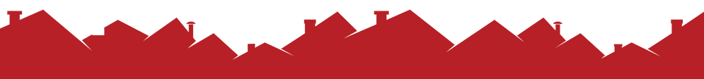 Red Roof Silhouette Mobile Divider