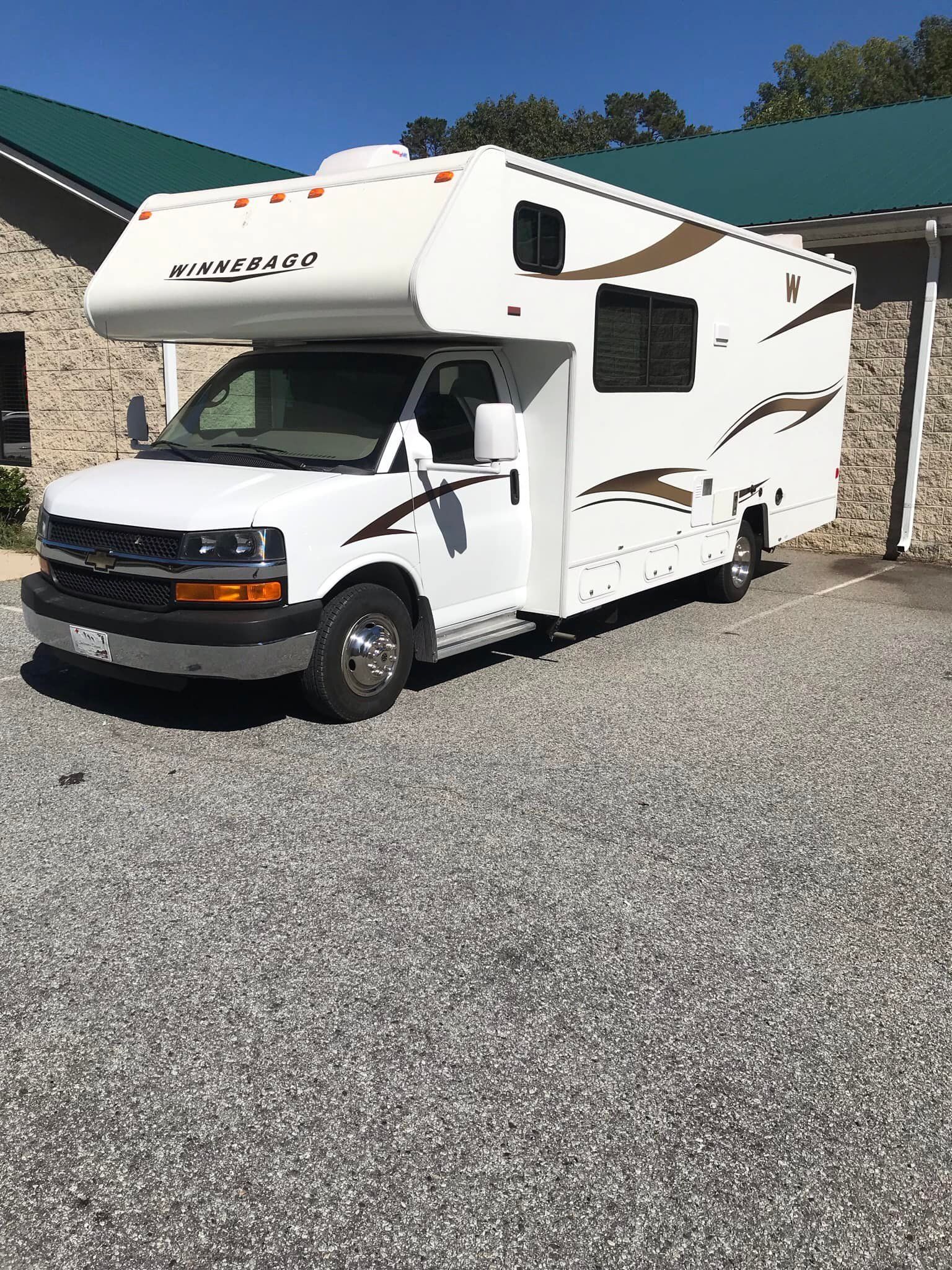 RV Parked in a Driveway — Thomasville, NC — Overtime Custom Interiors