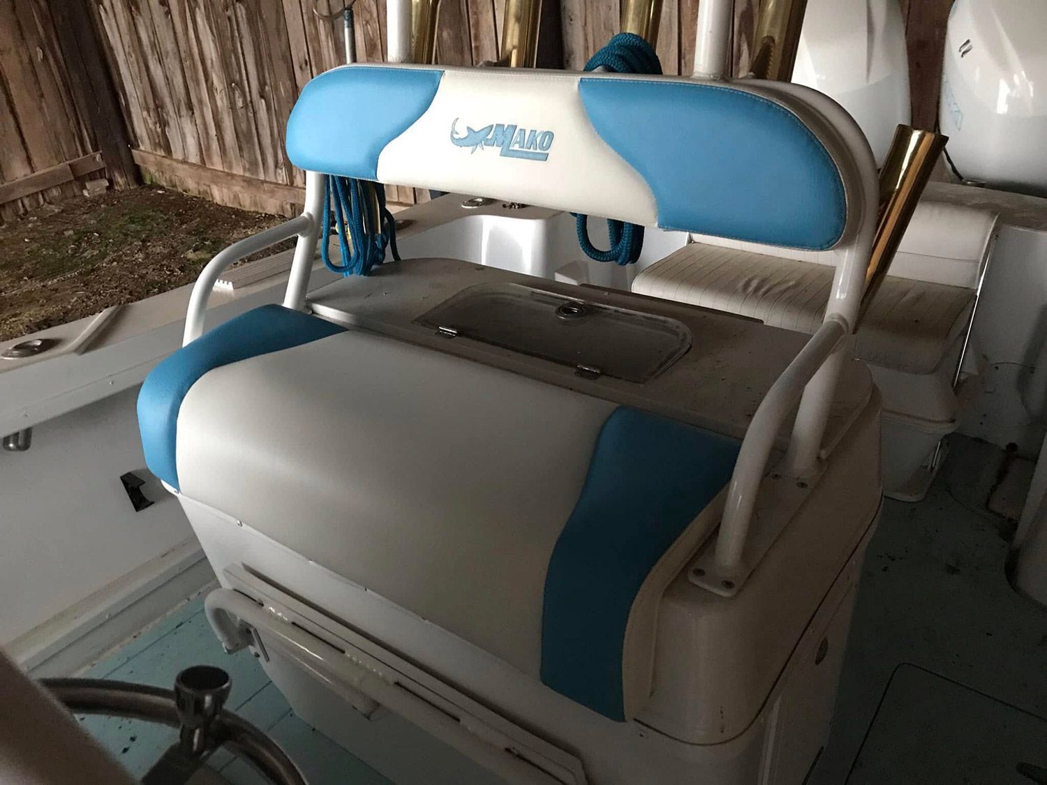 Parked Boat — Thomasville, NC — Overtime Custom Interiors