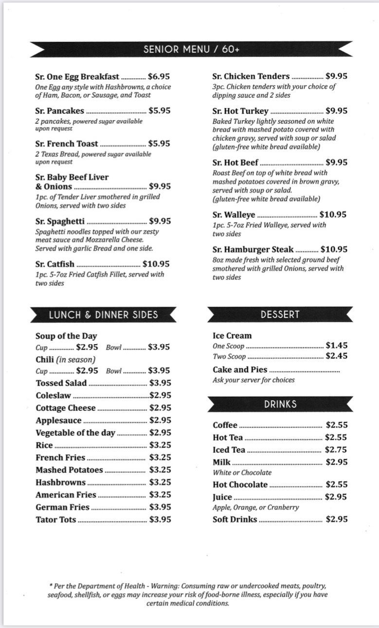 Lunch and Dinner Menu Page 2 - Jasper, IN - Cranberries Family Restaurant Lunch and Dinner Menu Page 2 - Jasper, IN - Cranberries Family Restaurant