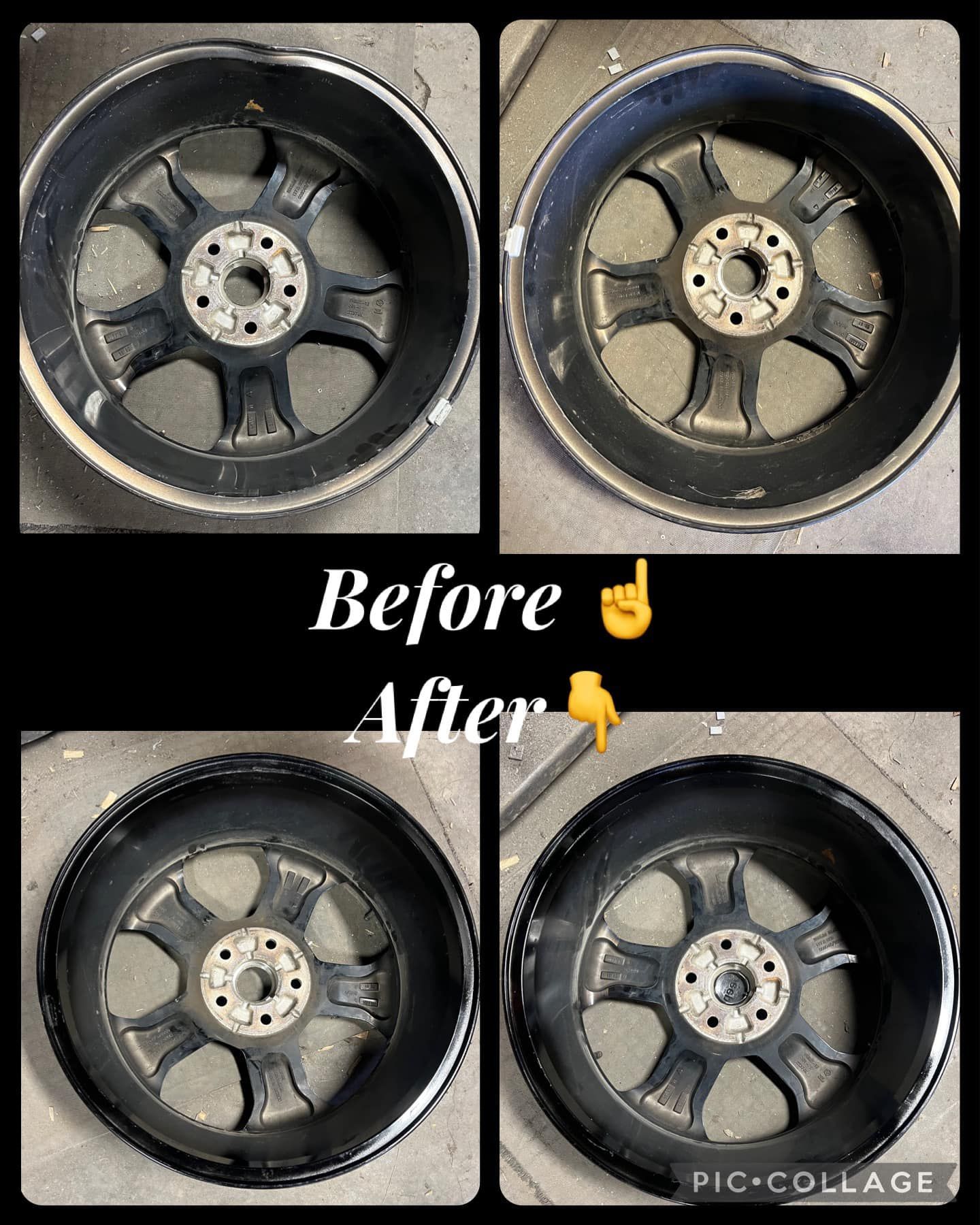 Inside Before and After Bent Wheel Brandon Cavender