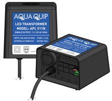 A picture of an aquaquip led transformer model apl 514n.