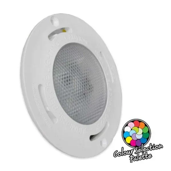 A white light with the words colour selection palette on it
