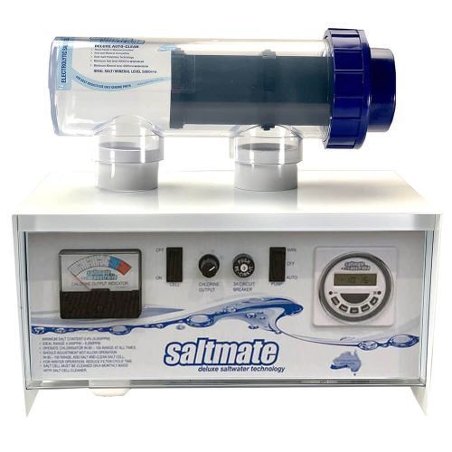 A saltmate device is sitting on top of a table