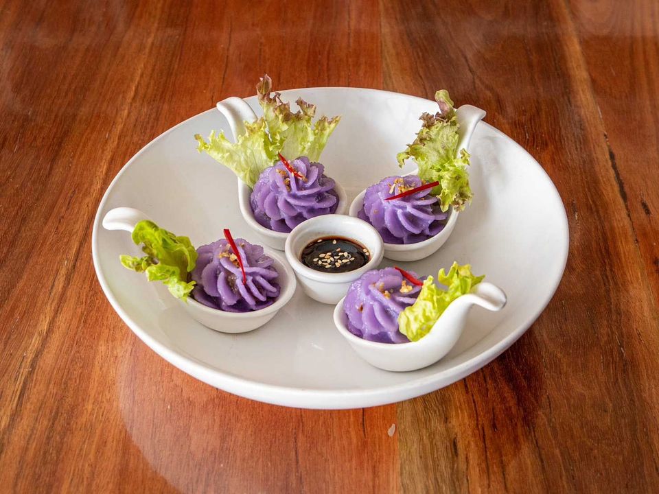 Flower Dumpling at at Ruck Thai Restaurant Rozelle