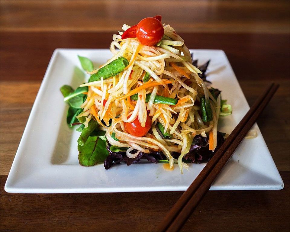 Papaya Salad at Ruck Thai Restaurant Rozelle