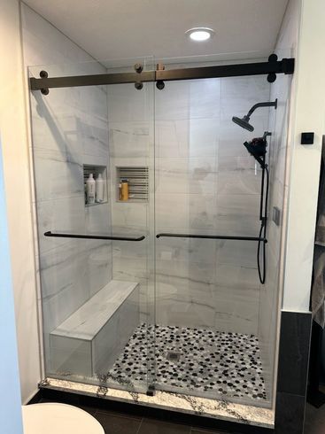 Sandblasted Specialty Glass — Bathroom Mirror in Sarasota, FL Sandblasted Specialty Glass — Bathroom Mirror in Sarasota, FL