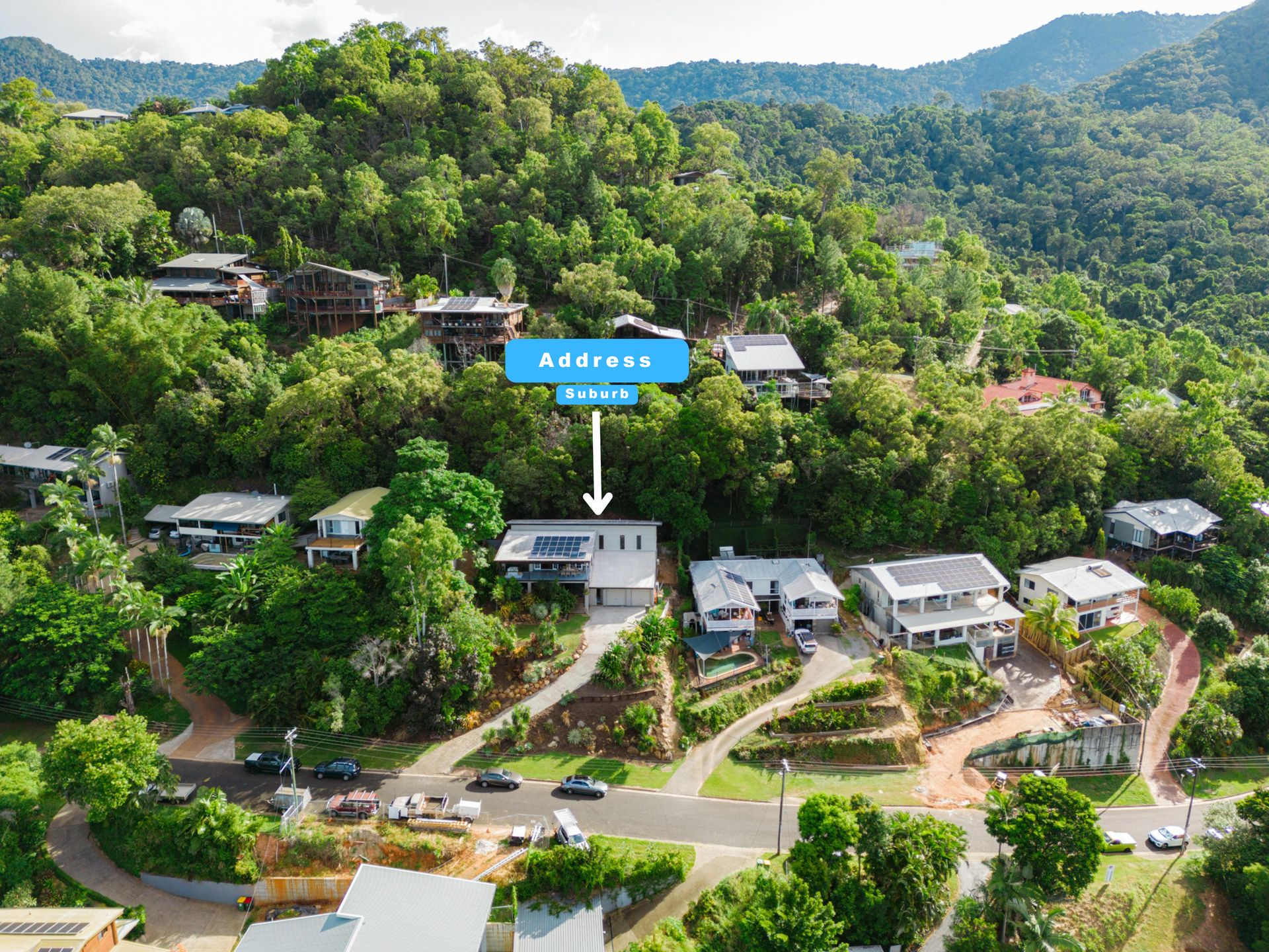 Homes Nestled in a Green, Mountainous Area — MDSR Group In Manunda, QLD