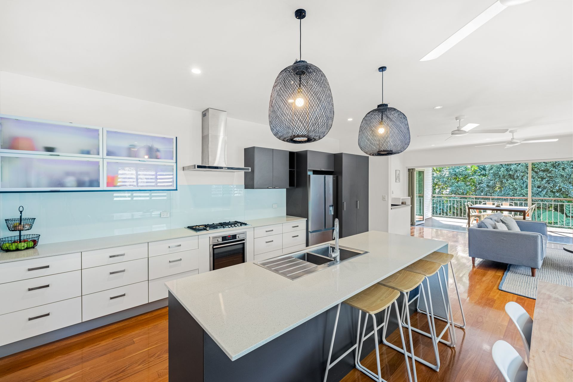 Modern Kitchen With White Countertops — MDSR Group In Manunda, QLD