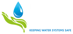 Legionella Control Association logo with blue water droplet, green leaf, and “Keeping Water Systems Safe” text