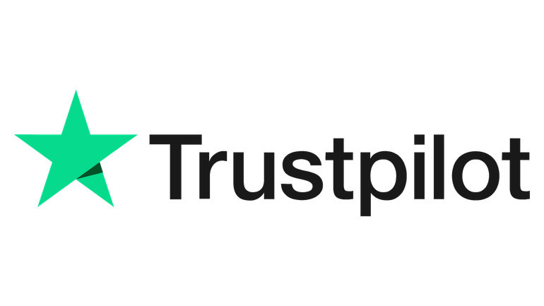 Trustpilot logo with green star icon and black text on white background