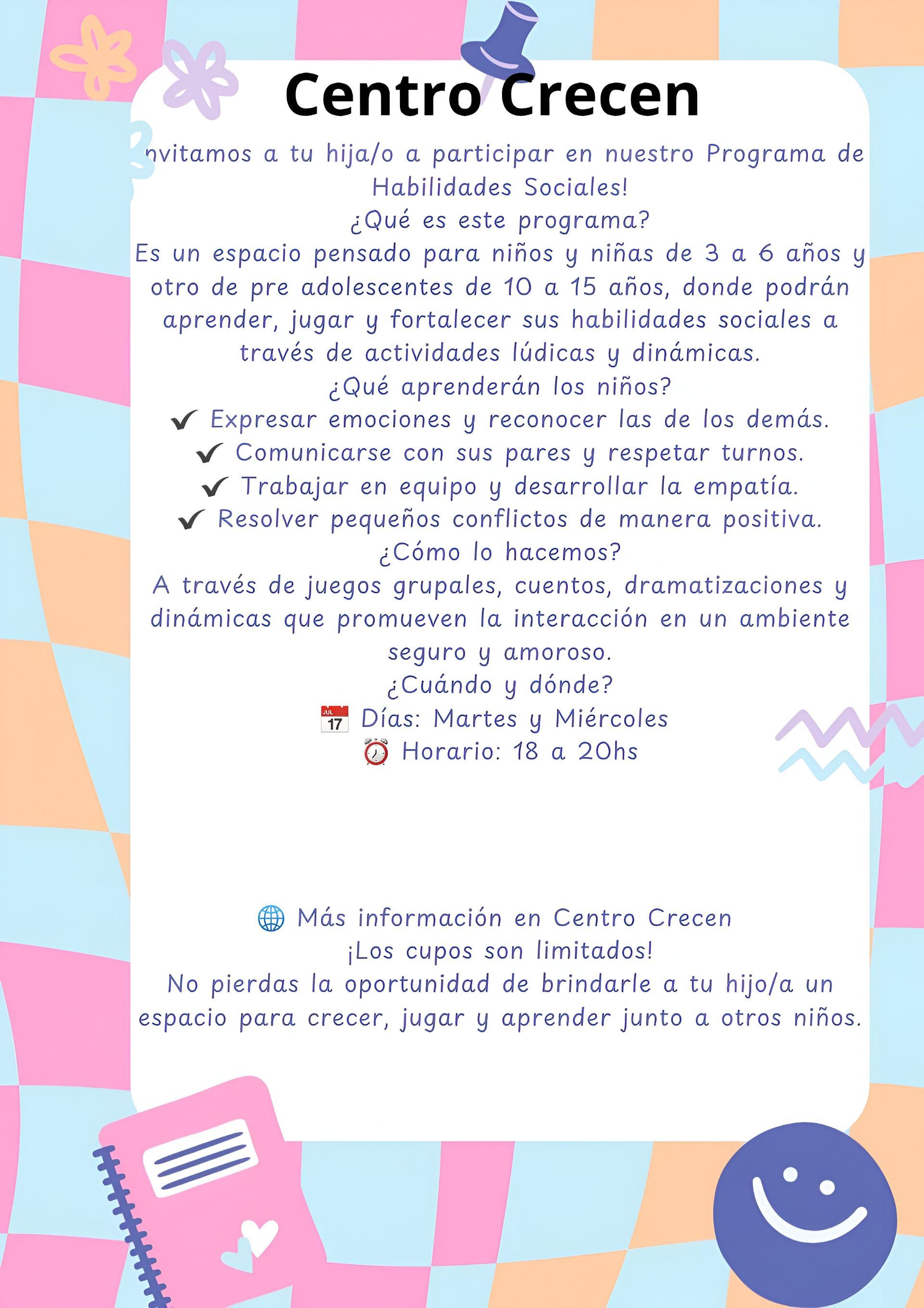 Volante del programa 