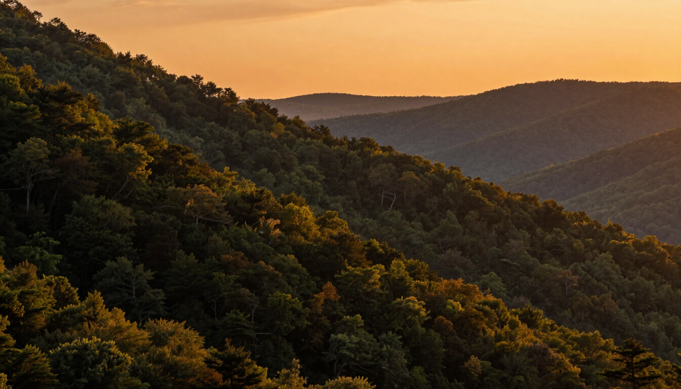 Southeast Ohio hill country