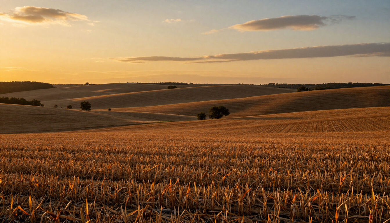 Central Ohio farmland