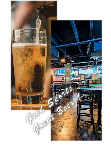 A glass of beer is being poured into a bar.