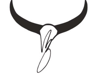 A logo for Longhorn Pottery