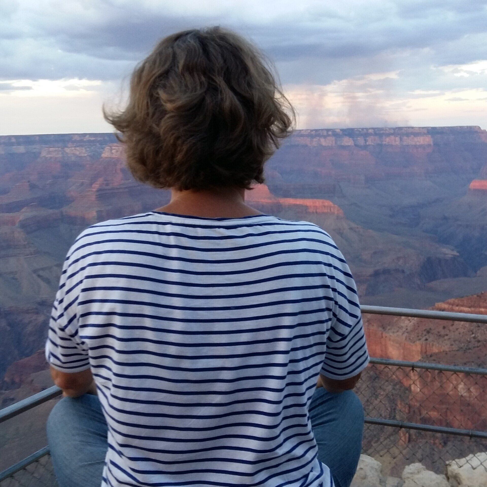 Blick auf die Landschaft