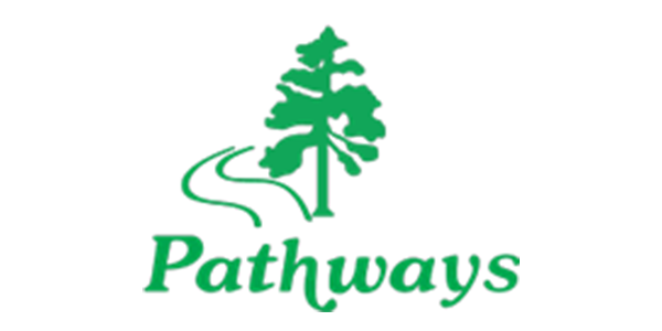 Un logo pour les sentiers avec un arbre dessus