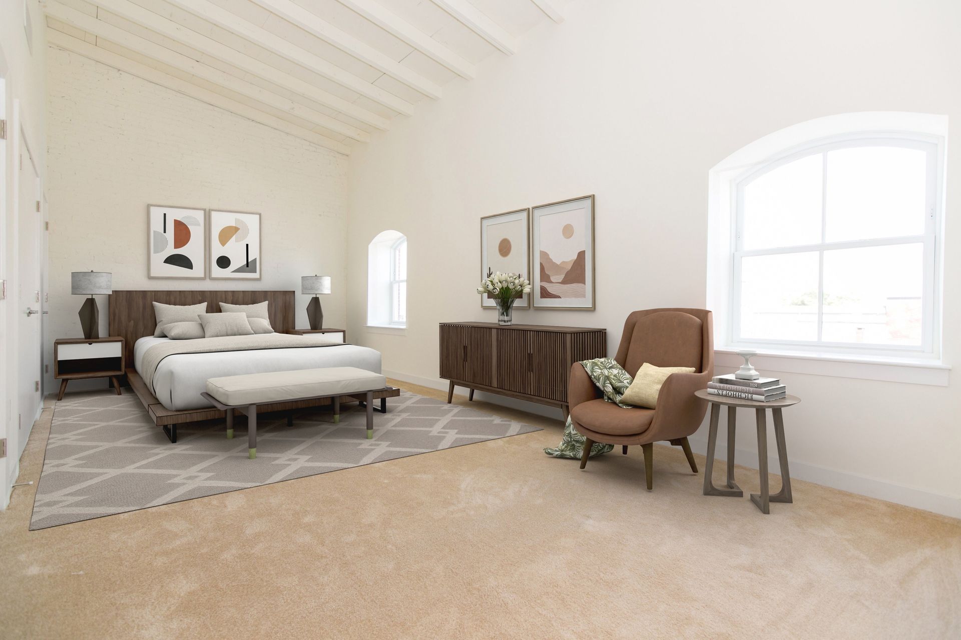 Spacious Bedroom at Marketplace at Fells Point.