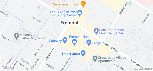 Map of business location